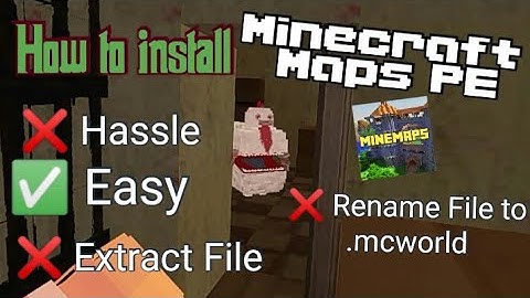 How to Download Minecraft PE Maps in 1:50 minutes | No Viruses | Easy | No annoying ads