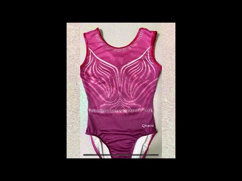 NEW WINTER CHERRY LEOTARD from Quatro Gymnastics Moments collection - money to NSPCC