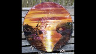 Mixed media collaboration with Monica Barnes art
