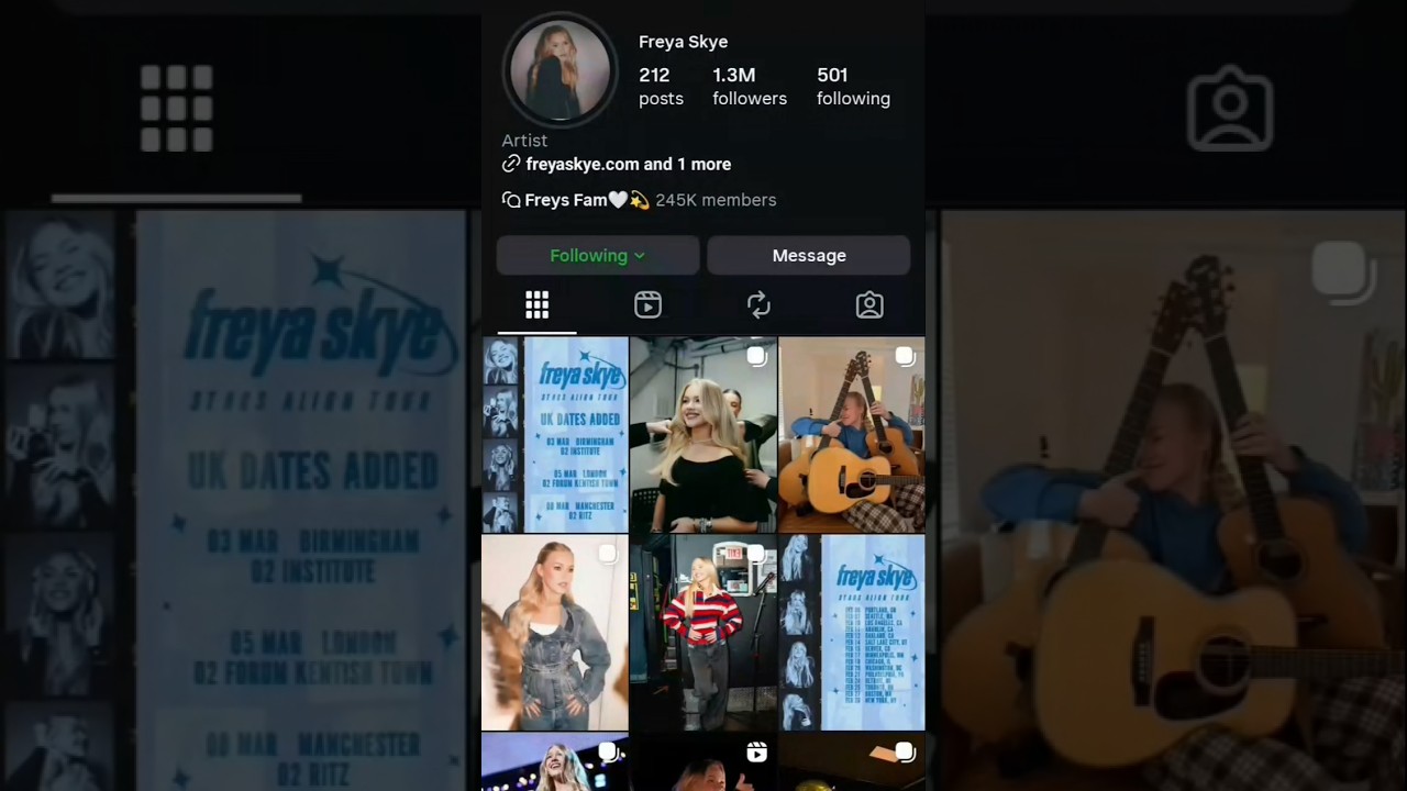 Freya Skye New Instagram Story  