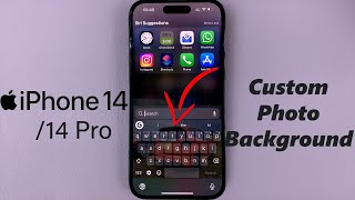 iPhone 14/14 Pro: How To Use Custom Photo As Keyboard Background screenshot 3
