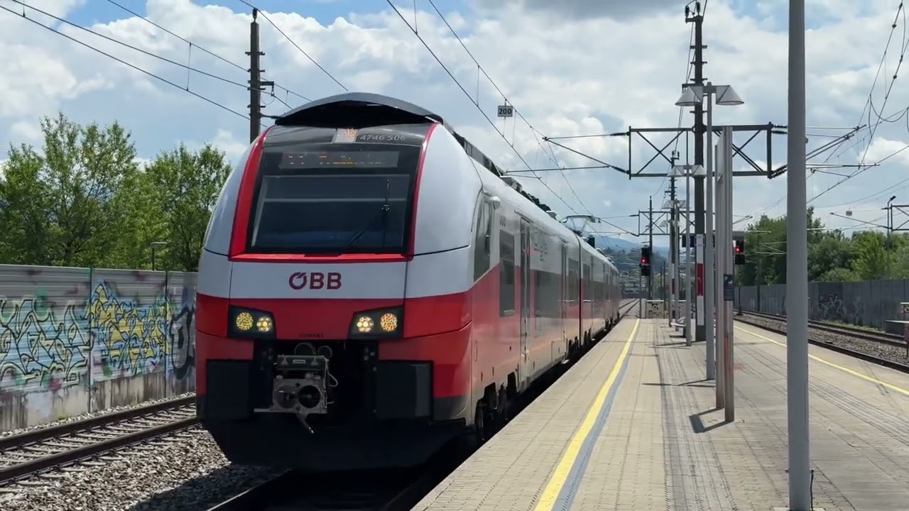 Trainspotten und Zugsichtungen am Salzburg Taxham Europark mit dabei war: ÖBB/BRB/Westbahn/DB Regio