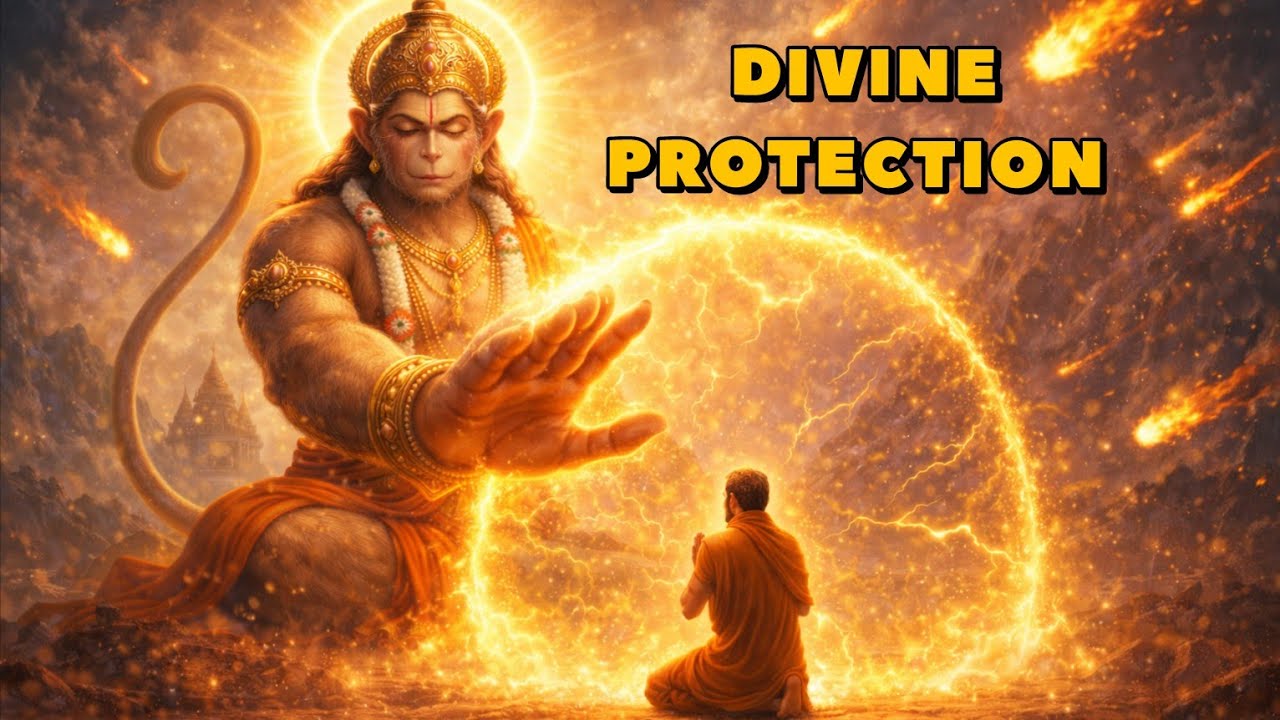 Hanuman Meditation | Divine Hanuman Mantra for Peace and Protection| Powerful Bajrang Bali Bhajan 4K