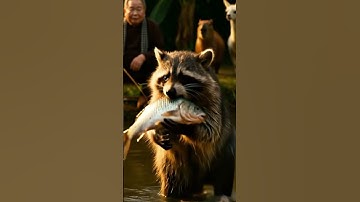 Boss Capybara & Alpaca | "Vũ Khí" Bí Mật Khi Ông Năm Đi Câu Cá 😂 #Capybara #Alpaca #raccoon