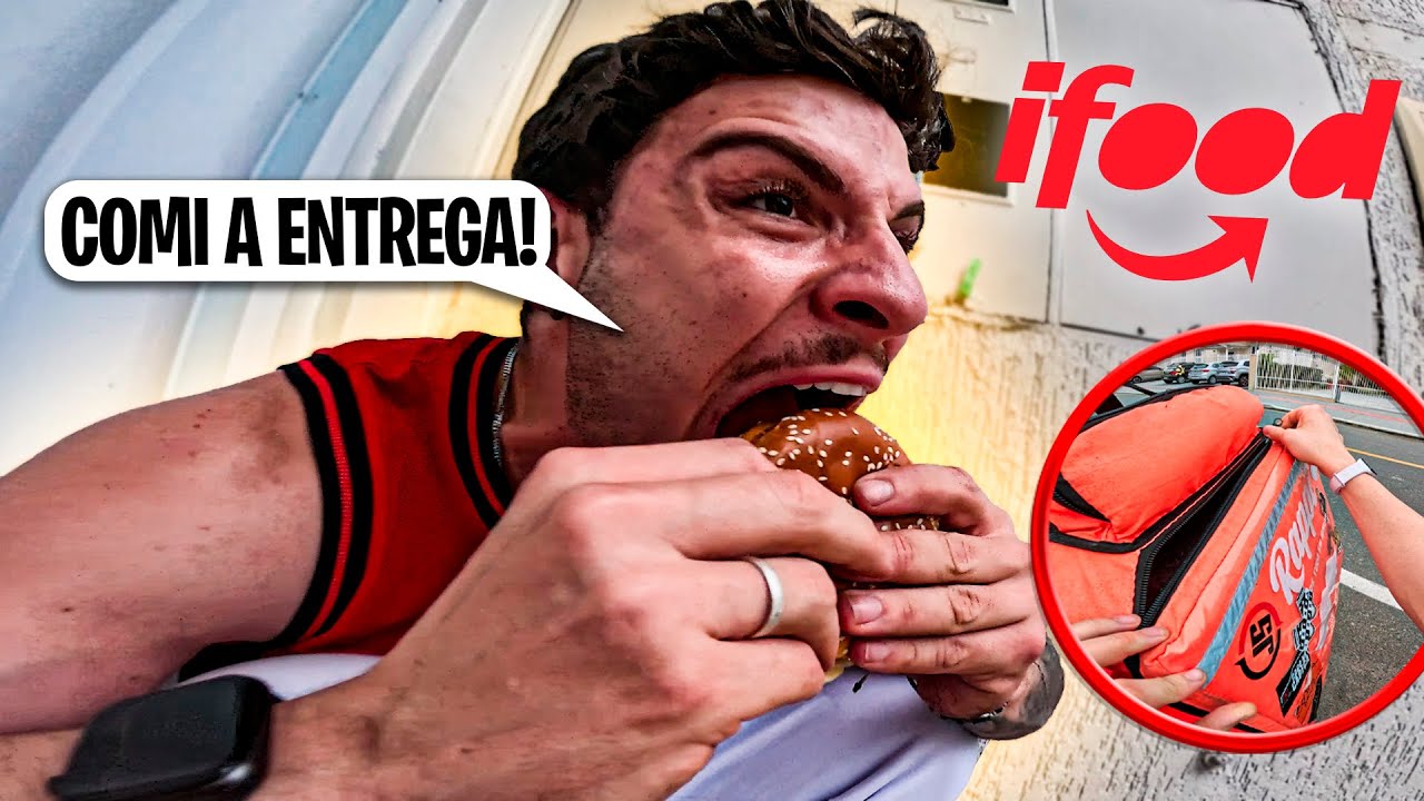 ROUBEI E COMI A ENTREGA DO IFOOD DO MEU IRMÃO…😋