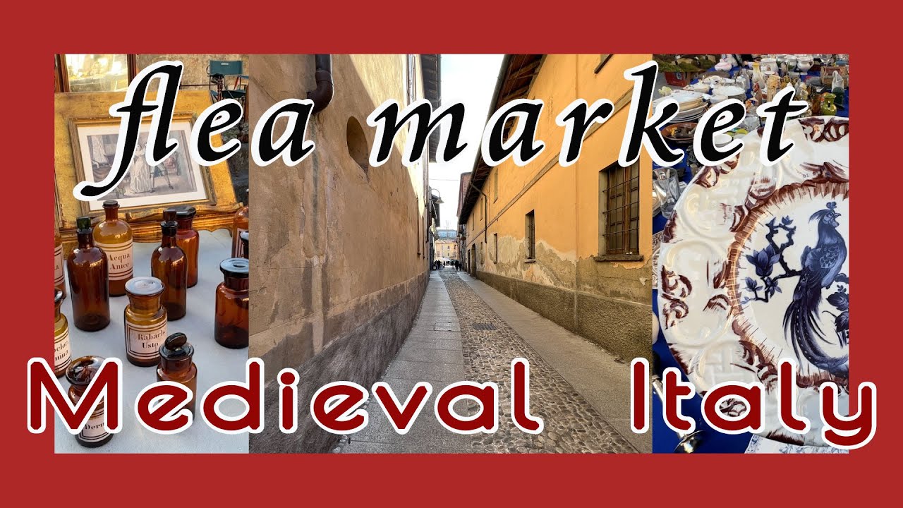 Uncovering Hidden Treasures at a Vintage Flea Market in Italy #thriftingitaly