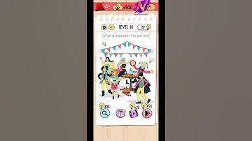 Brain Test Level : 10 What is unusual in the picture