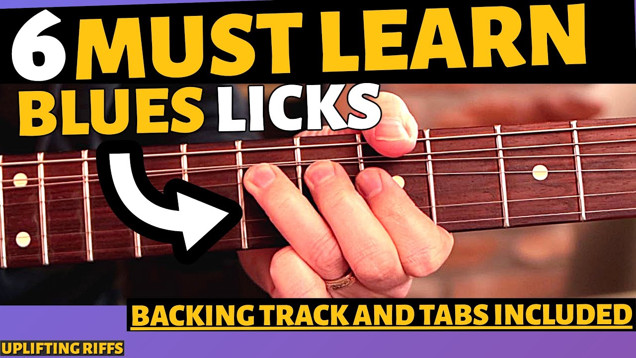 6 Minor Pentatonic BLUES Licks From the HIDDEN Shape You Don't Know About
