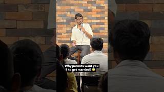 Parents pushing for Marriage? #standupcomedy #comedyshorts