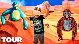 TOUR PELO JOGO DO MACACO GORILLA TAG COM REALIDADE VIRTUAL NO OCULUS QUEST 2 screenshot 2