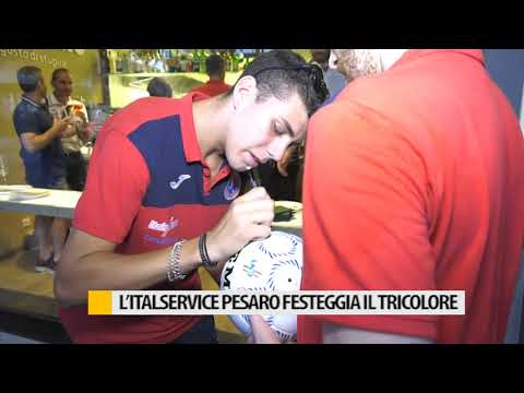L'Italservice Pesaro festeggia il tricolore