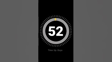 52 Second Countdown    #animation #countdowntimer #trending #viralvideo