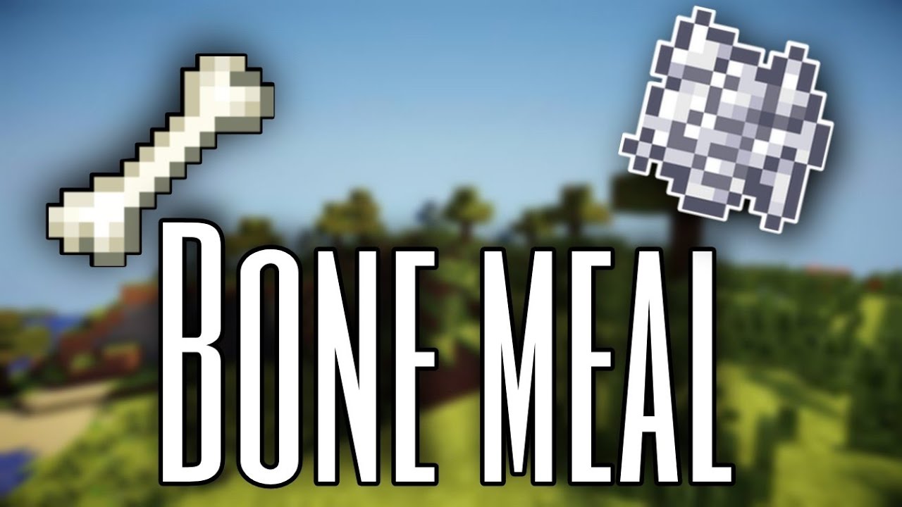 use of bone meal in minecraft |