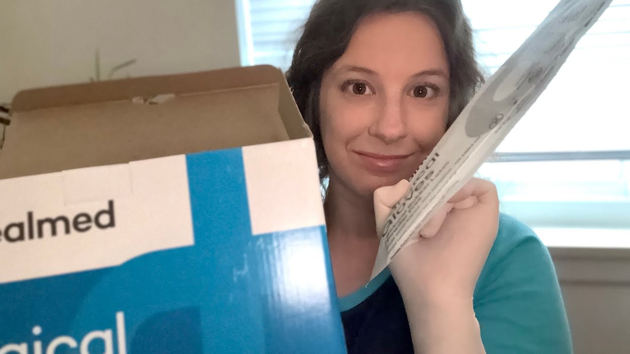 ASMR | Примеряем самые маленькие хирургические перчатки (размер 5,5)