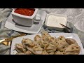 Манты с томатным соусом/  Интернациональная кухня/ Manti with tomato sauce/ International dishes.