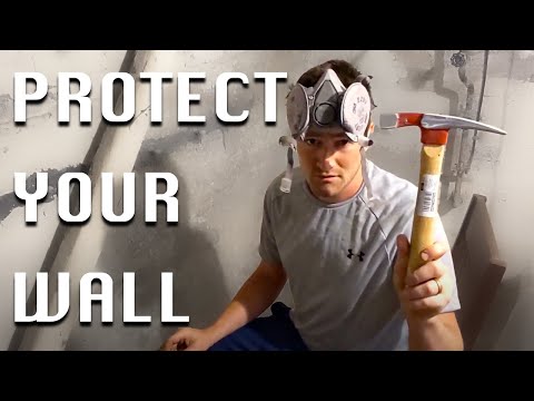 How to parge or plaster a concrete wall (Part 1)