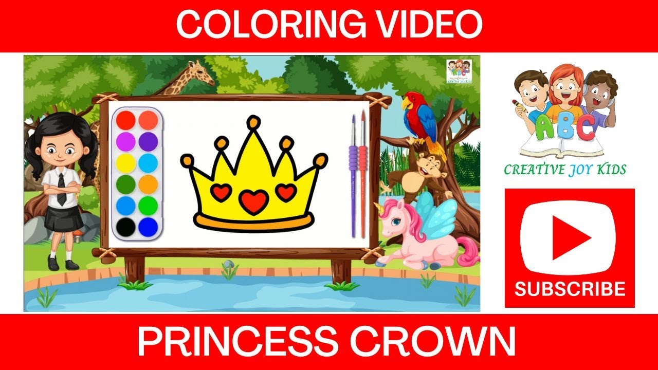 How To Draw Princess Crown Drawing Very Easy Drawings  Easy Princess Crown Drawing Popular Video #66