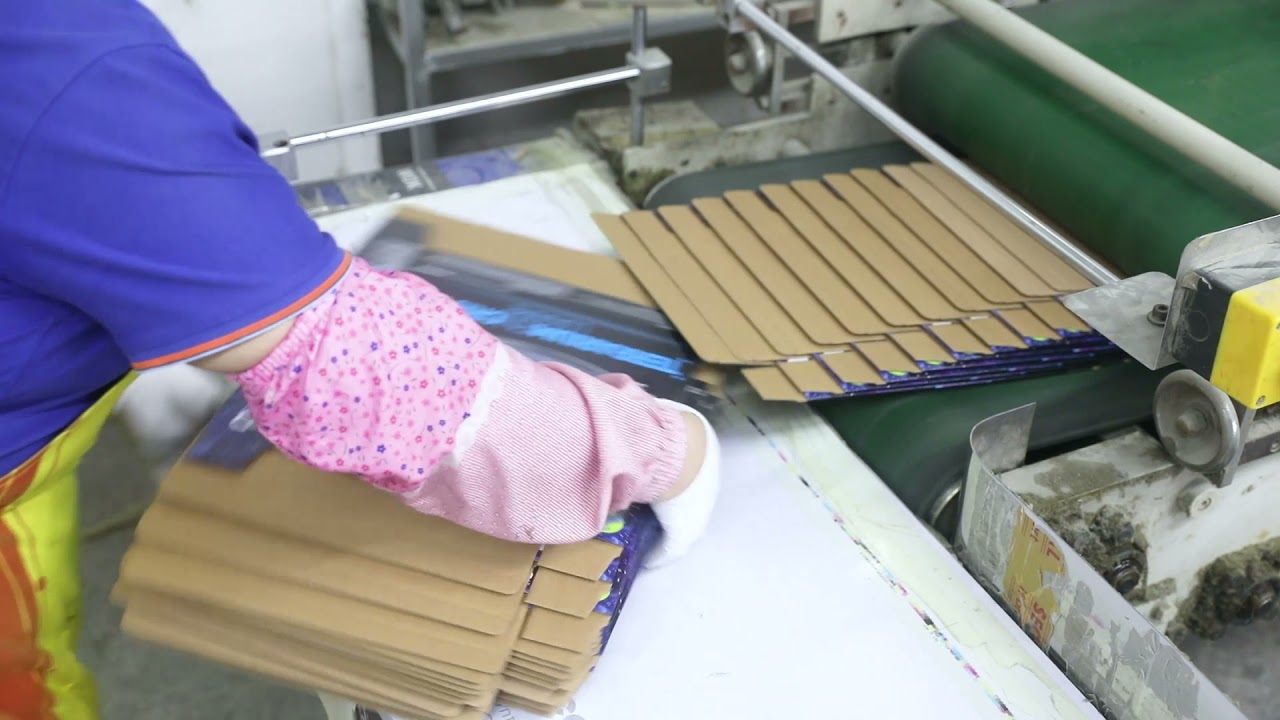 Paper packaging factory of Zhongtai Printing YouTube