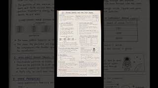 Physics IGSC notes 3.1 best of lucks for exam.#shorts