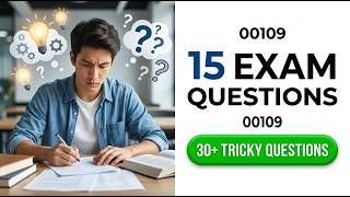 00109 15 Exam Questions Explained To Pass Your 2026 Test Easily