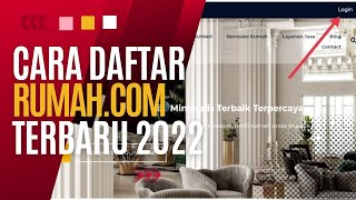 Tutorial Cara Login Dan Seting Profile Terbaru Rumah.com