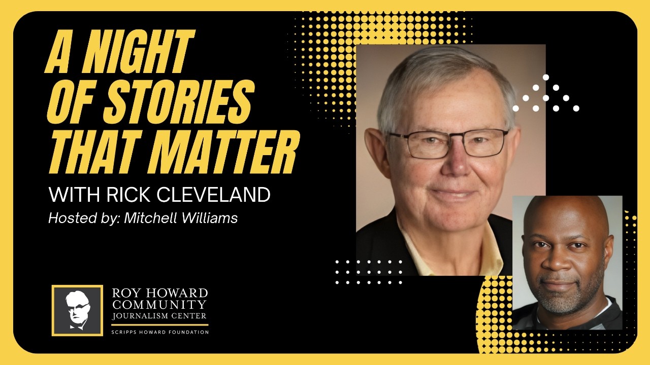 A night of stories that matter with Rick Cleveland