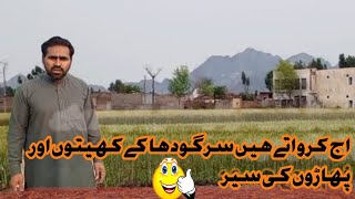 kheton aur pahadon ki sair! Daily Routine Village Life With Raju Prince| Village Vlog🫠