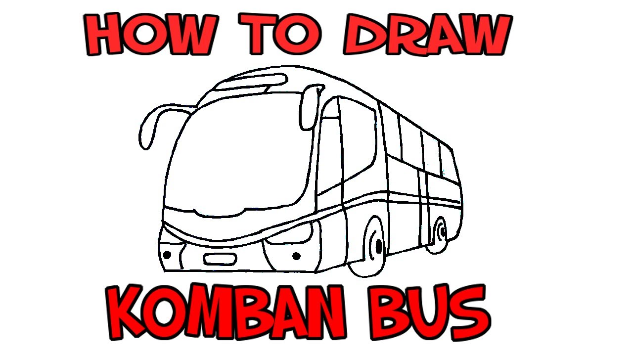 komban tourist bus drawing