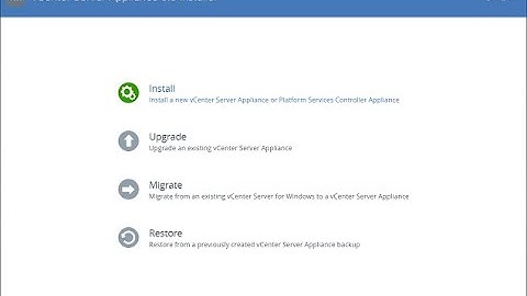 Install VMware VCSA 6.5