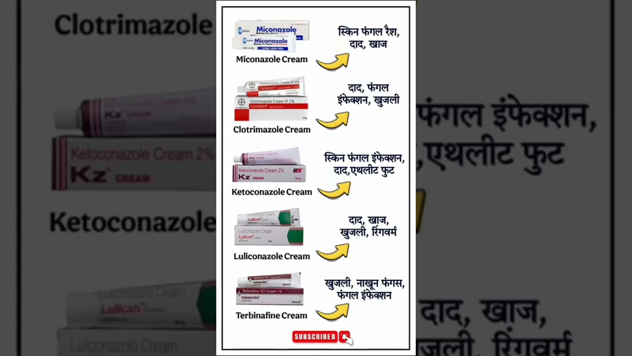 Top 5 Antifungal Cream for Skin Infection! 