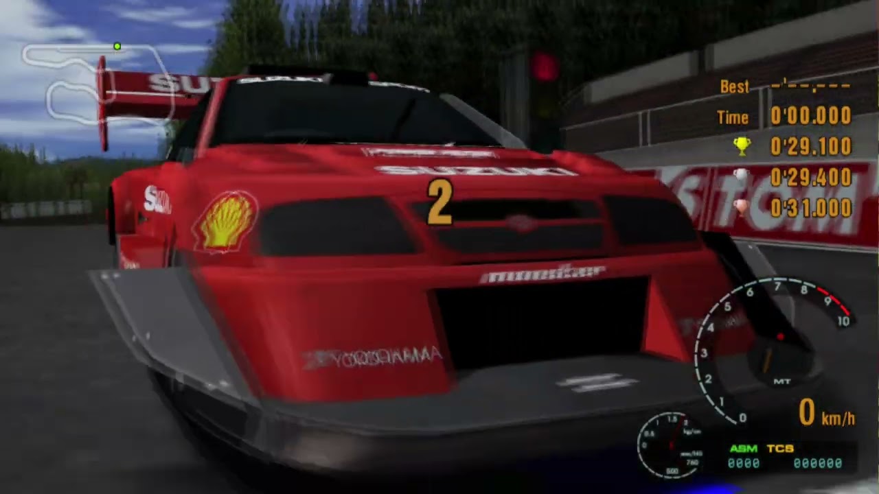 B License Tests with Escudo Pikes Peak - Gran Turismo 3