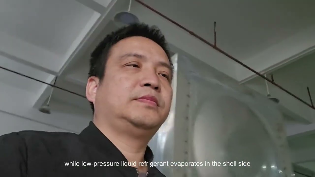 Water cooled chiller shell and tube evaporator 02032026 1