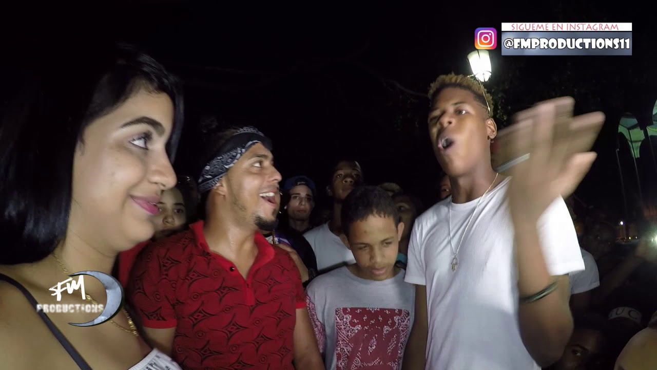UNA MUJER ENTIERRA A R8!!!! R8 vs PRINCESA Junte Freestyle Parque Duarte La Vega