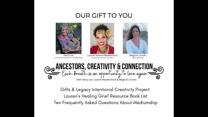 A Conversation: Ancestors, Creativity & Connection...