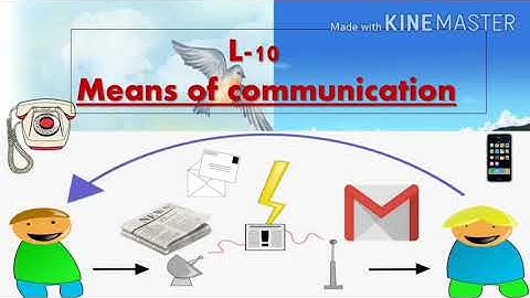 L-10  means of communication "revision" l class 2 l EVS l Smriti