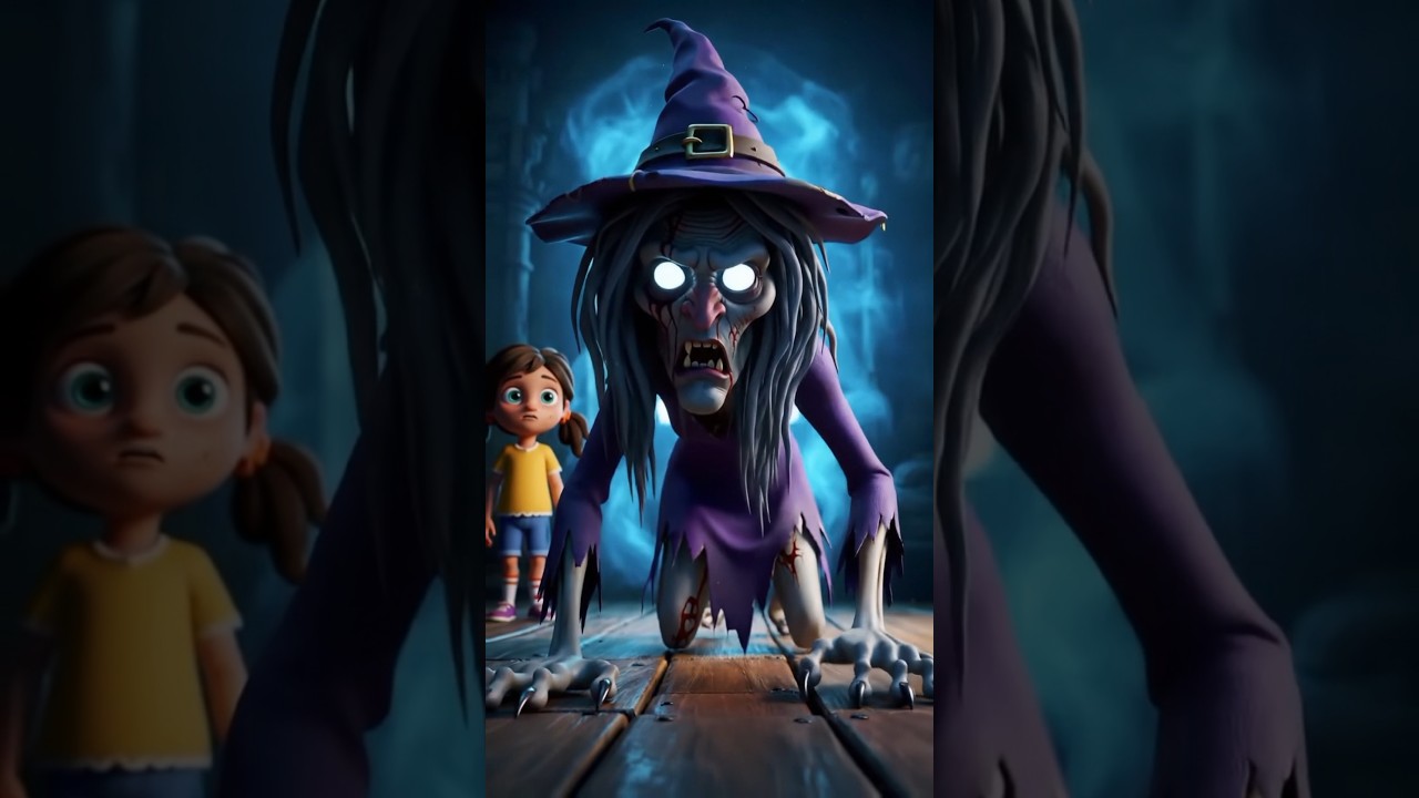 scary witch😱 