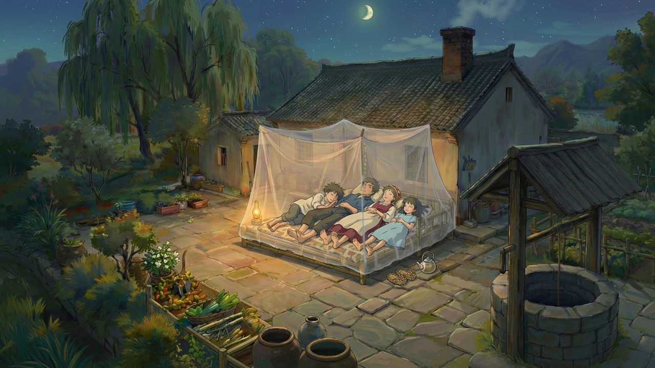 Building a Clay Oven and Roasting Duck by the Porch I Ghibli Silent Days