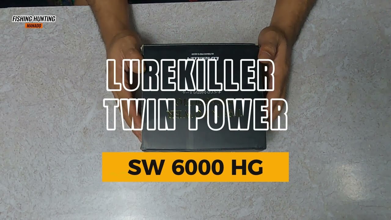 Reel pancing terbaik dan kuat Lure Killer Twin Power 6000 HG