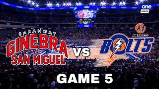 Ginebra VS Meralco Bolts GAME 5 Semifinals Best of 7 Series