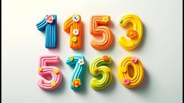 Learn Numbers with playdough for kids | Kids learning videos