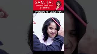 Razor Texturizing with Fringes by Jas Sir From Sam and Jas Hair &amp; Makeup Academy Mumbai