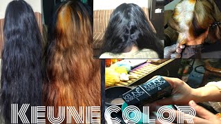 Grey curvage color | Keune Color Product With Full dye | Hairs Root Touching