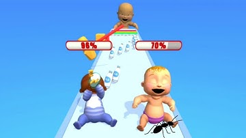 Baby Bottle Run All Level Game Mobile Walkthrough New trailers Update Gaming iOS,Android Gameplay