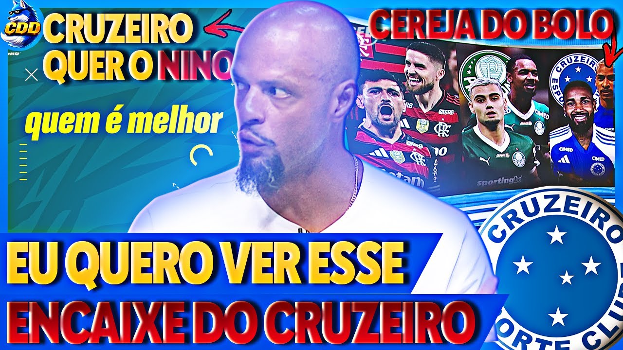 🦊👀 FELIPE MELO diz que CRUZEIRO quer NINO! EU PRECISO VER ESSE TIME JOGAR! QUAL o MELHOR MEIO do BR?