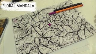 Mandala Floral - Speed Drawing