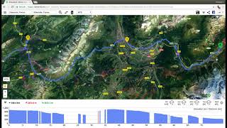 Bike route planning with elevation map - BikeRoll