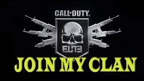 JOIN MY ELITE CLAN! BO2 AND MW3 accpeting new members!!