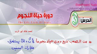 شرح درس دورة حياة النجوم | علوم أرض الصف العاشر المنهاج الأردني الجديد