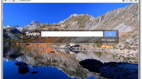 How to get rid of Tuvaro home page virus.