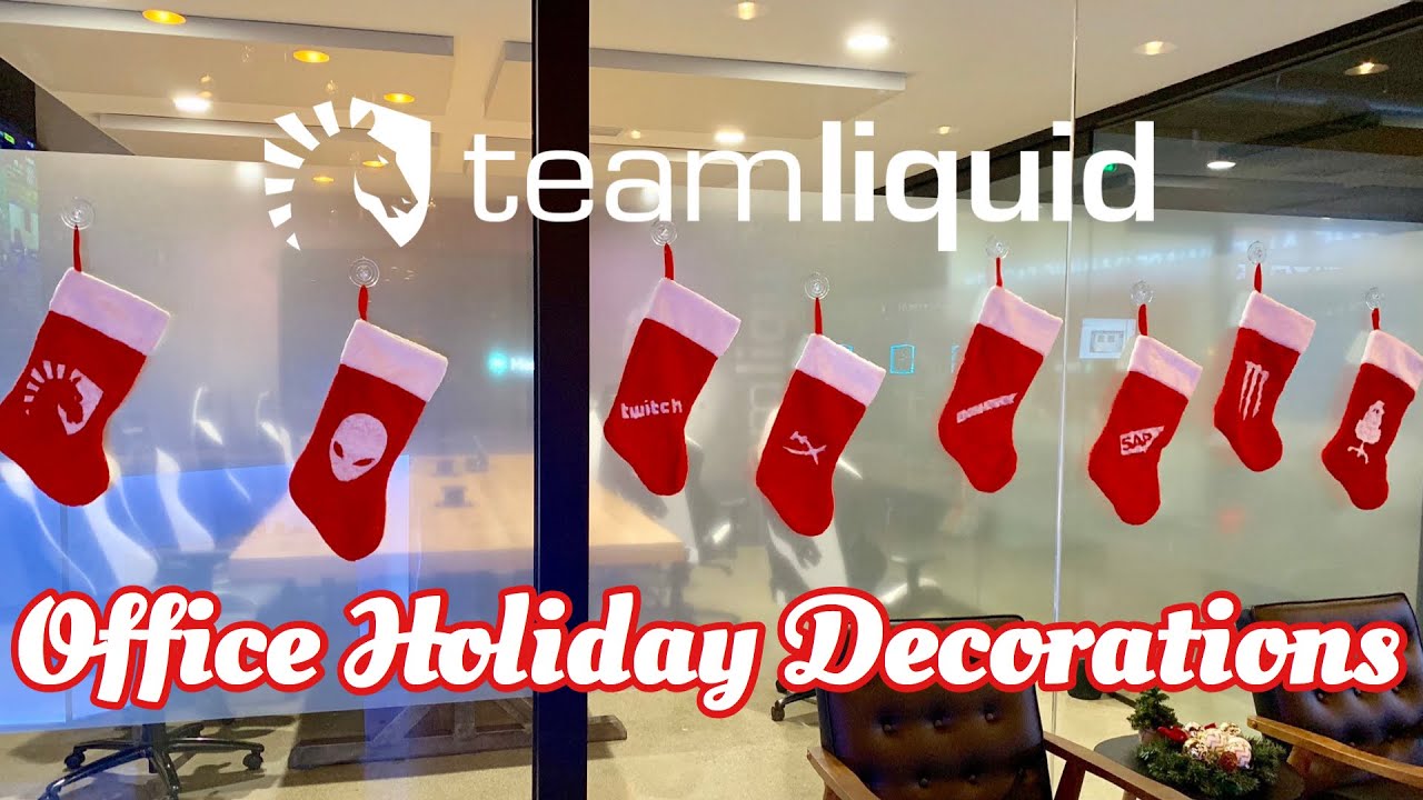 Team Liquid Awtf Office Holidays Decorations Youtube